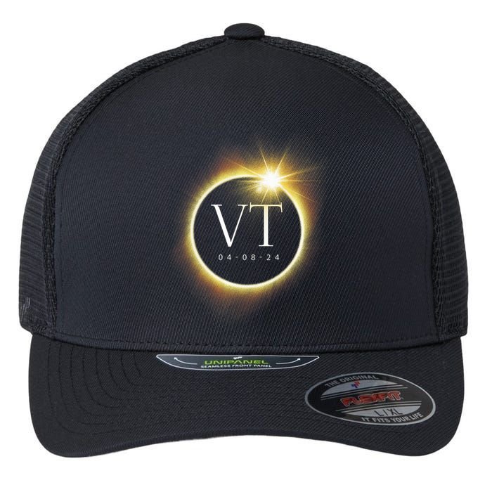 Vt Total Solar Eclipse 2024 Flexfit Unipanel Trucker Cap