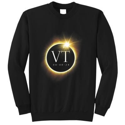 Vt Total Solar Eclipse 2024 Sweatshirt