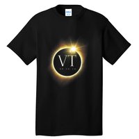 Vt Total Solar Eclipse 2024 Tall T-Shirt