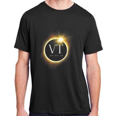 Vt Total Solar Eclipse 2024 Adult ChromaSoft Performance T-Shirt