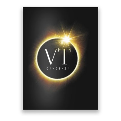 Vt Total Solar Eclipse 2024 Poster