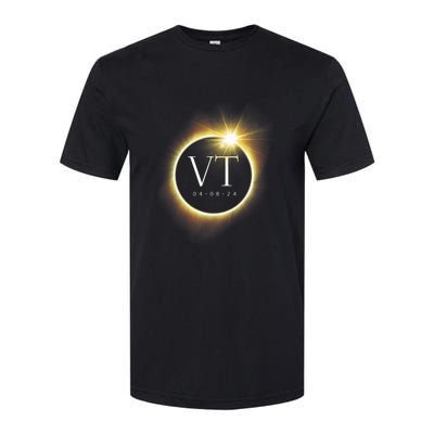 Vt Total Solar Eclipse 2024 Softstyle® CVC T-Shirt