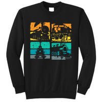 Vintage Trains Steam Locomotive Railroad Sweatshirt