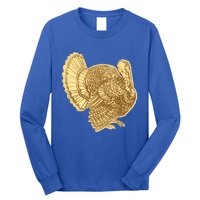 Vintage Thanksgiving Turkey Gift Long Sleeve Shirt