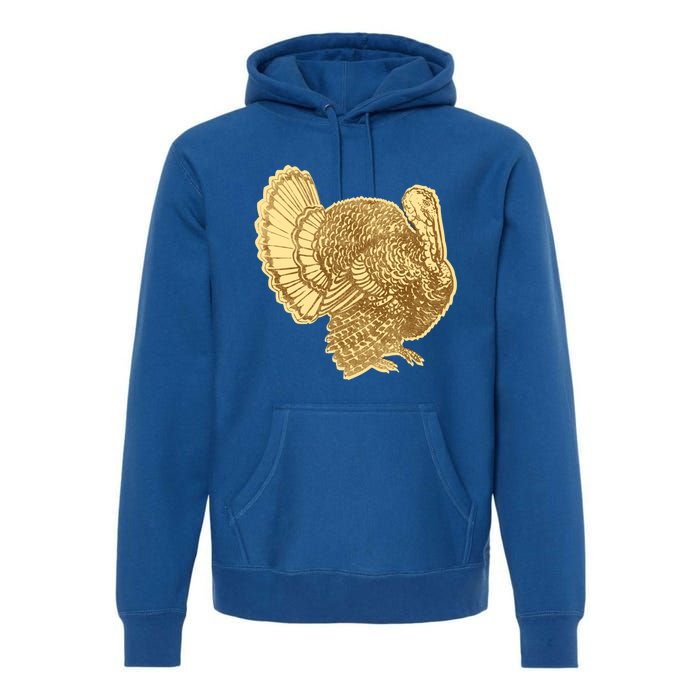 Vintage Thanksgiving Turkey Gift Premium Hoodie