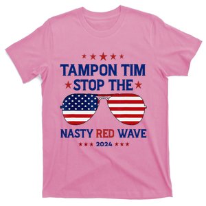 Vote Tampon Tim Will Stop The Red Wave American Flag 2024 T-Shirt