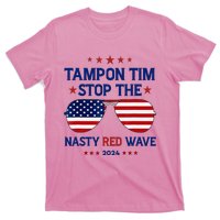 Vote Tampon Tim Will Stop The Red Wave American Flag 2024 T-Shirt