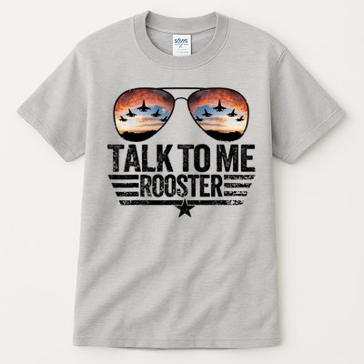 Vintage Talk To Me Rooster Glasses Retro Mens Women Tall T-Shirt