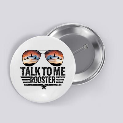 Vintage Talk To Me Rooster Glasses Retro Mens Women Button