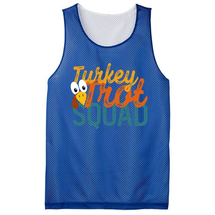 Vintage Turkey Trot Squad Gift Mesh Reversible Basketball Jersey Tank