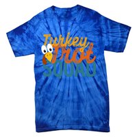 Vintage Turkey Trot Squad Gift Tie-Dye T-Shirt