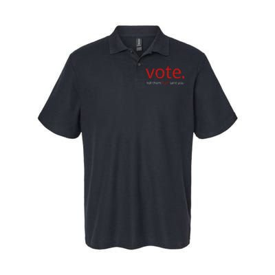 Vote Tell Them Ruth Sent You Softstyle Adult Sport Polo