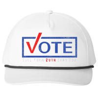 Vote Tell Them Ruth Sent You Political Feminist Distressed Snapback Five-Panel Rope Hat