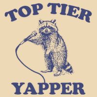 Vintage Top Tier Yapper Meme Retro Cartoon Bag