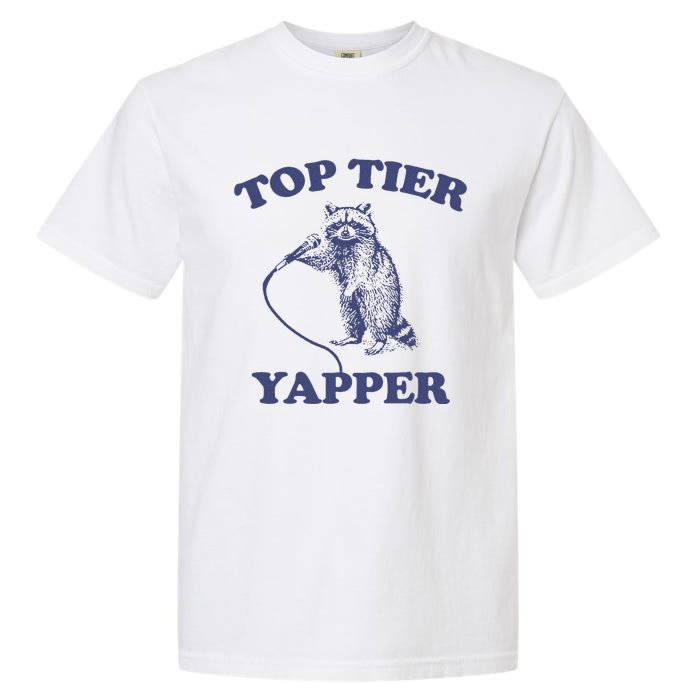 Vintage Top Tier Yapper Meme Retro Cartoon Garment-Dyed Heavyweight T-Shirt