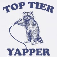 Vintage Top Tier Yapper Meme Retro Cartoon Long Sleeve Shirt