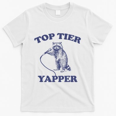 Vintage Top Tier Yapper Meme Retro Cartoon T-Shirt