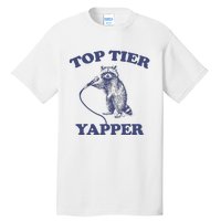 Vintage Top Tier Yapper Meme Retro Cartoon Tall T-Shirt