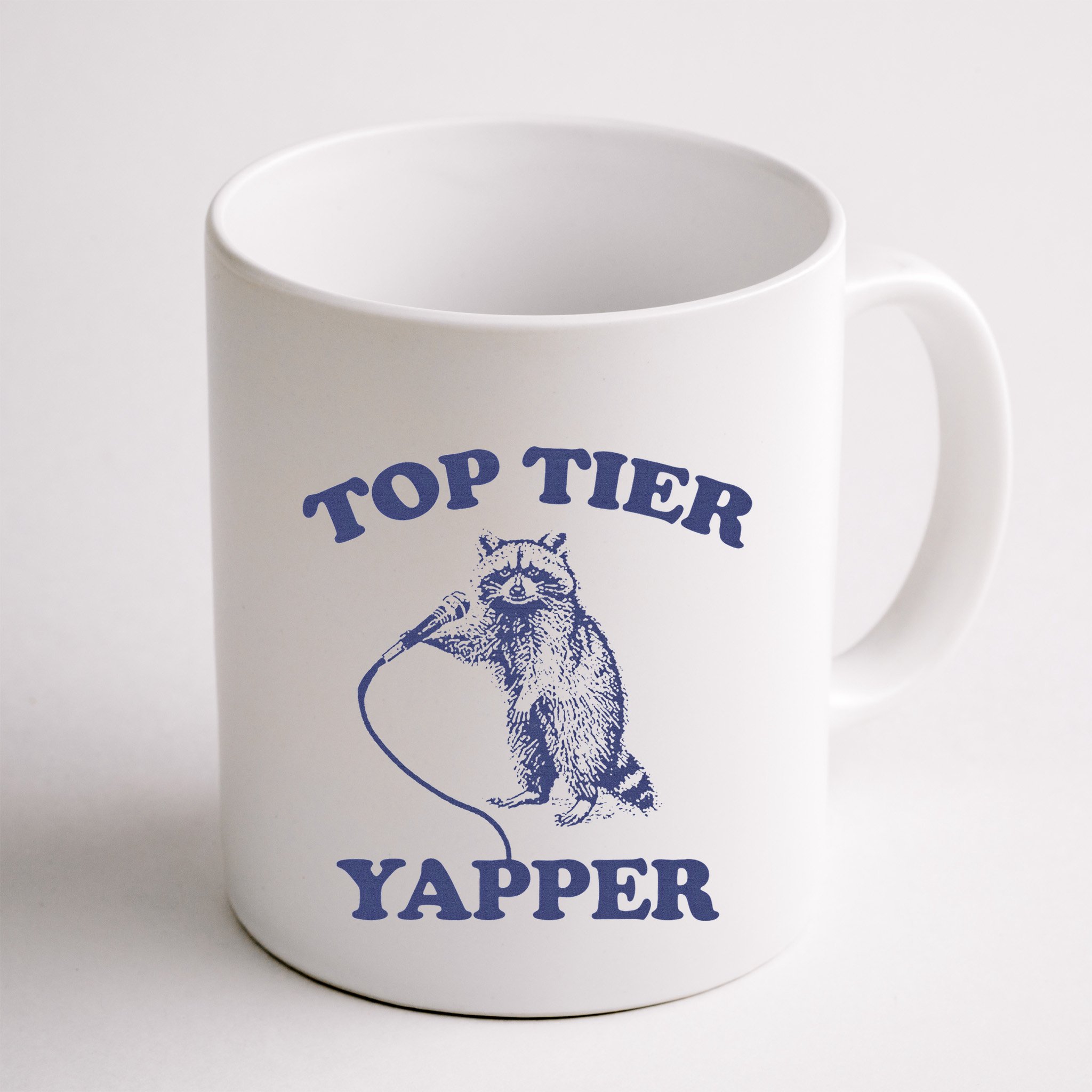 Vintage Top Tier Yapper Meme Retro Cartoon Mug