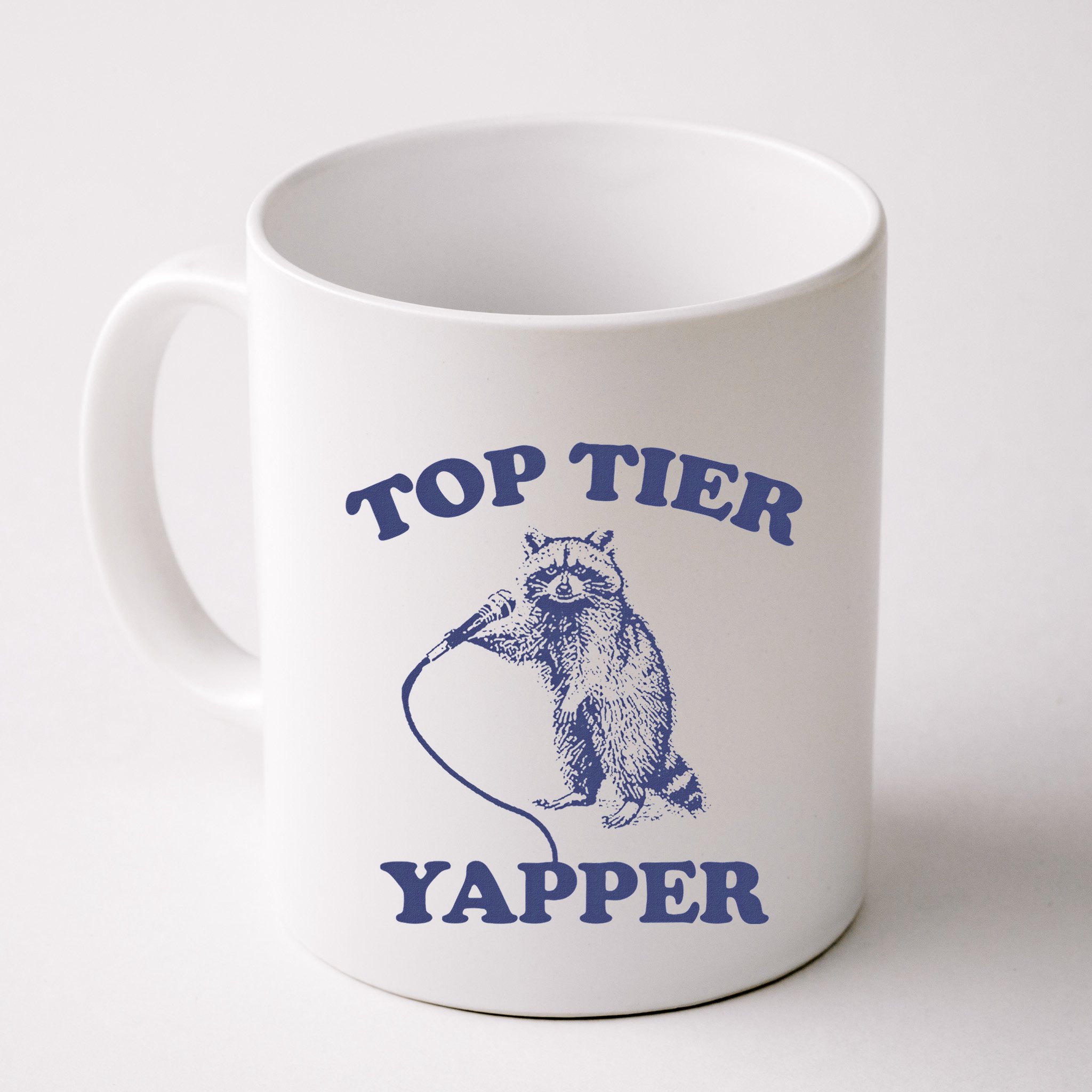 Vintage Top Tier Yapper Meme Retro Cartoon Mug