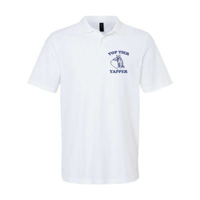 Vintage Top Tier Yapper Meme Retro Cartoon Polo