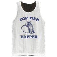 Vintage Top Tier Yapper Meme Retro Cartoon Mesh Reversible Basketball Jersey Tank