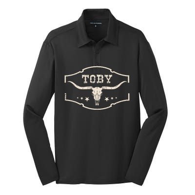 Vintage Team Toby Family Pride Silk Touch Performance Long Sleeve Polo