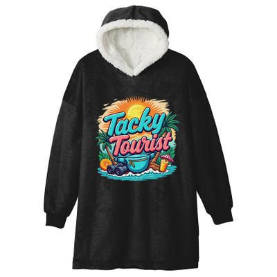 Vacay Tacky Tourist Outfit Wacky Tacky Costume Idea Tacky Hooded Wearable Blanket