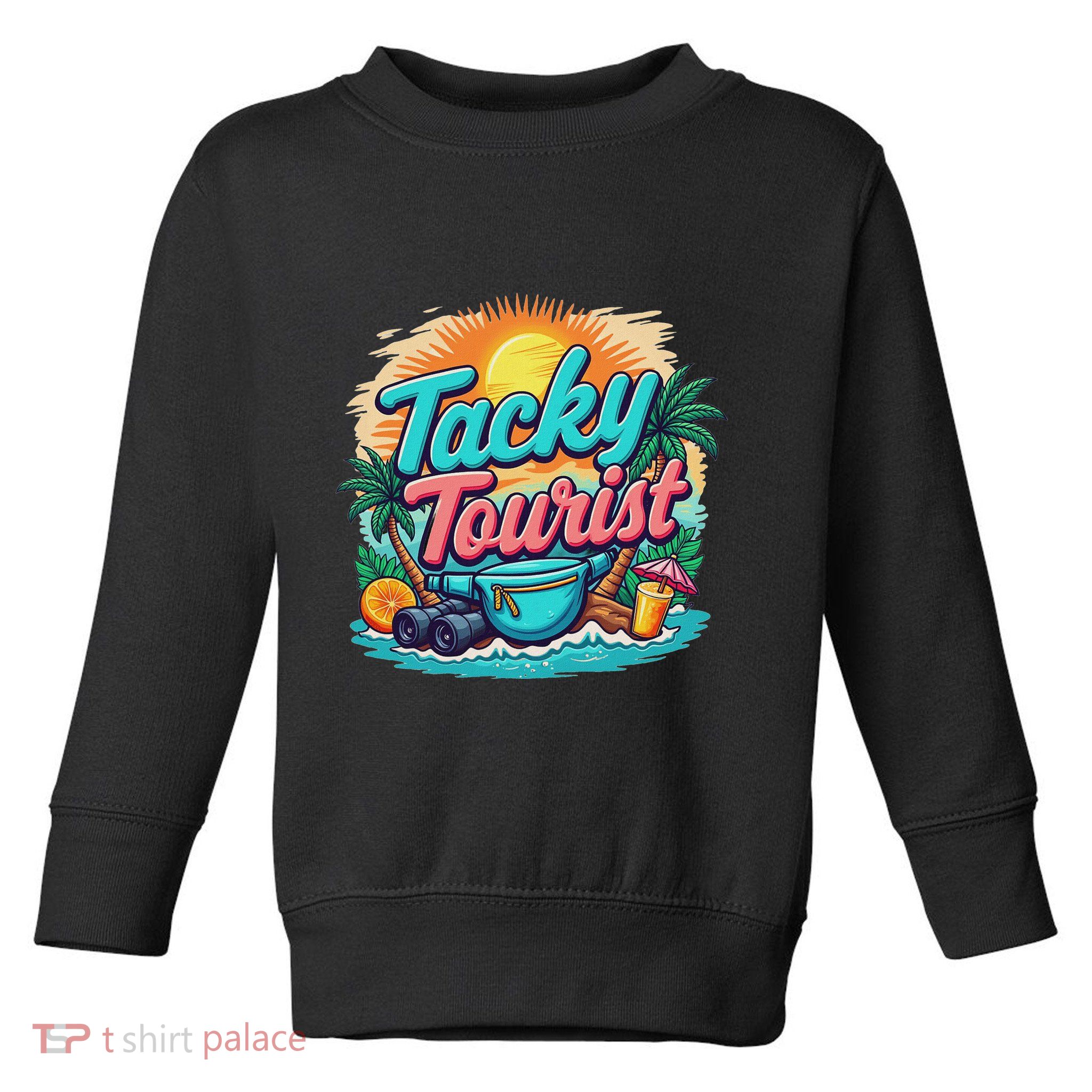 Vacay Tacky Tourist Outfit Wacky Tacky Costume Idea Tacky Toddler Sweatshirt