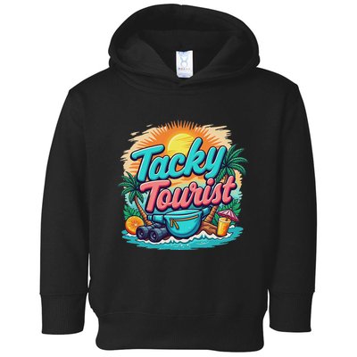 Vacay Tacky Tourist Outfit Wacky Tacky Costume Idea Tacky Toddler Hoodie