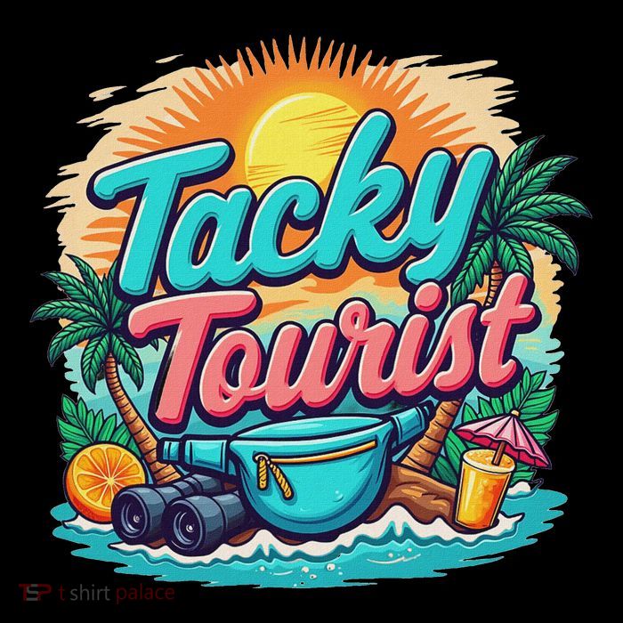 Vacay Tacky Tourist Outfit Wacky Tacky Costume Idea Tacky Womens T-Shirt