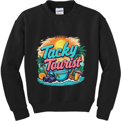 Vacay Tacky Tourist Outfit Wacky Tacky Costume Idea Tacky Kids Sweatshirt