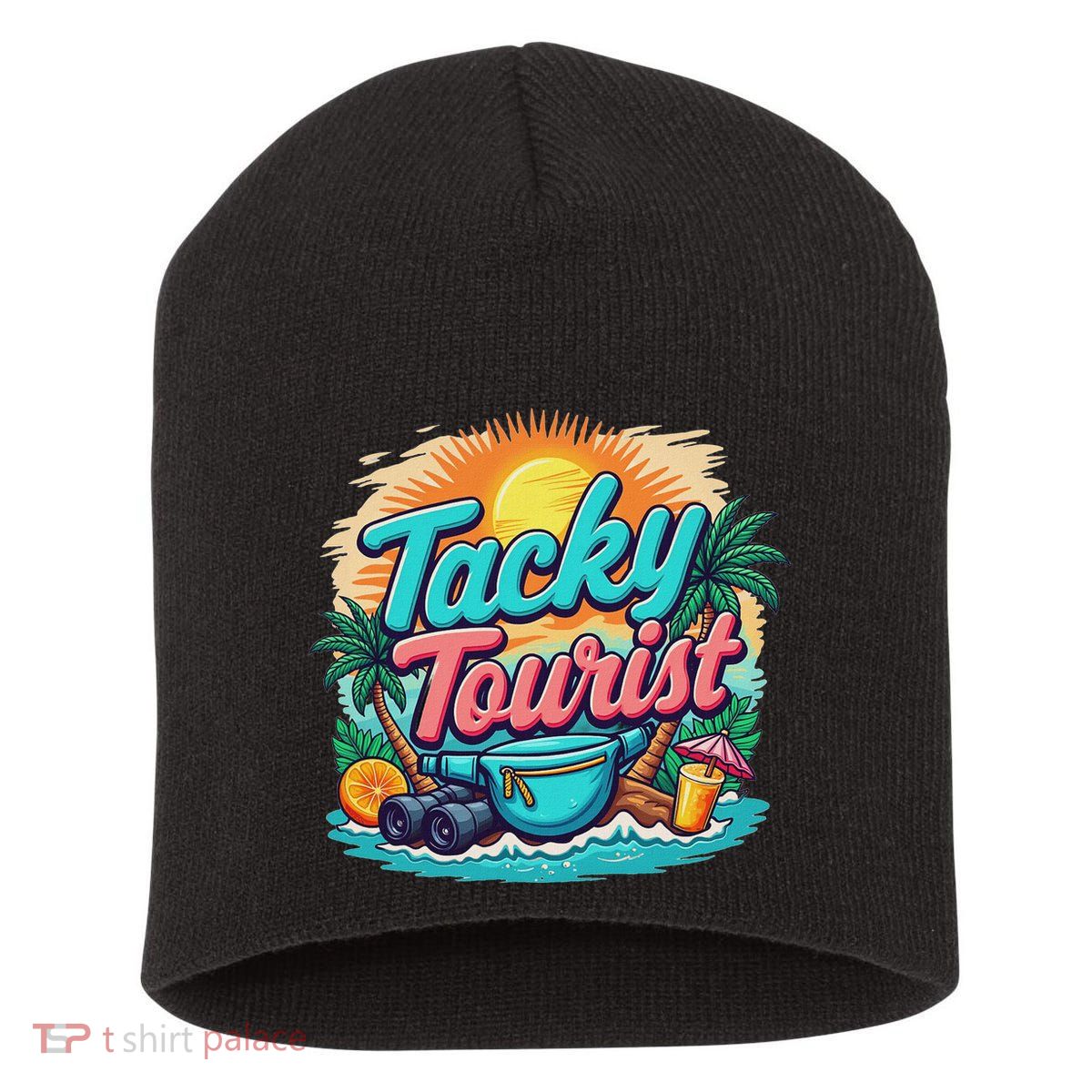 Vacay Tacky Tourist Outfit Wacky Tacky Costume Idea Tacky Short Acrylic Beanie