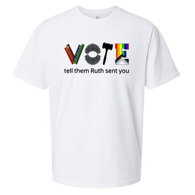 Vote Tell Them Ruth Sent You Sueded Cloud Jersey T-Shirt