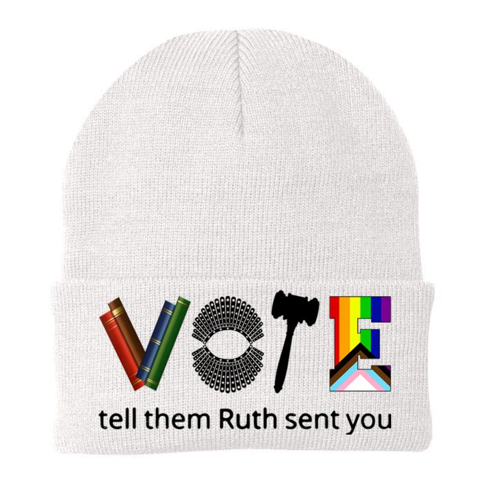 Vote Tell Them Ruth Sent You Knit Cap Winter Beanie