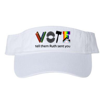 Vote Tell Them Ruth Sent You Valucap Bio-Washed Visor