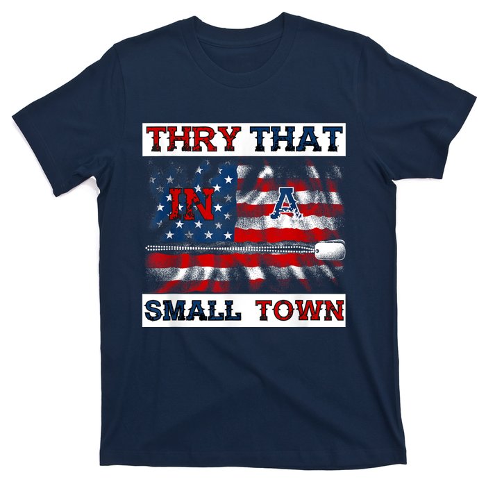 Vintage Try That In My Town American Flag For Women Men T-Shirt