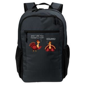 Vegan thanksgiving turkey what are you thankful for Daily Commute Backpack