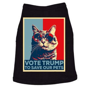 Vote Trump To Save Our Pets 2024 Poster Trump Cats & Dogs Doggie Tank