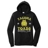 Vintage Tacoma Toads Retro Minor League Baseball Team Women's Pullover Hoodie