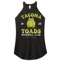 Vintage Tacoma Toads Retro Minor League Baseball Team Women's Perfect Tri Rocker Tank