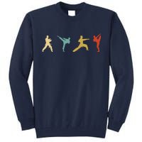 Vintage Taekwondo Tae Kwon Do Fighter Tall Sweatshirt