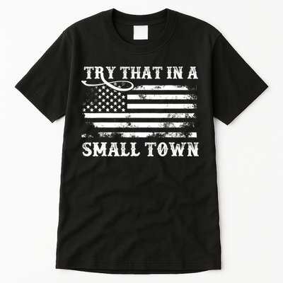 Vintage Cowboy Flag USA Tall T-Shirt