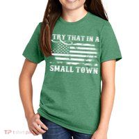 Vintage Cowboy Flag USA Kids T-Shirt