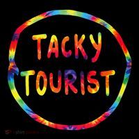 Vacation Tacky Tourist Costume Tie Dye Tacky Traveler Day Kids T-Shirt