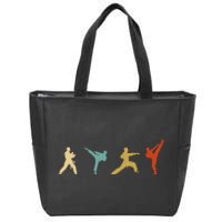 Vintage Taekwondo Tae Kwon Do Fighter Zip Tote Bag