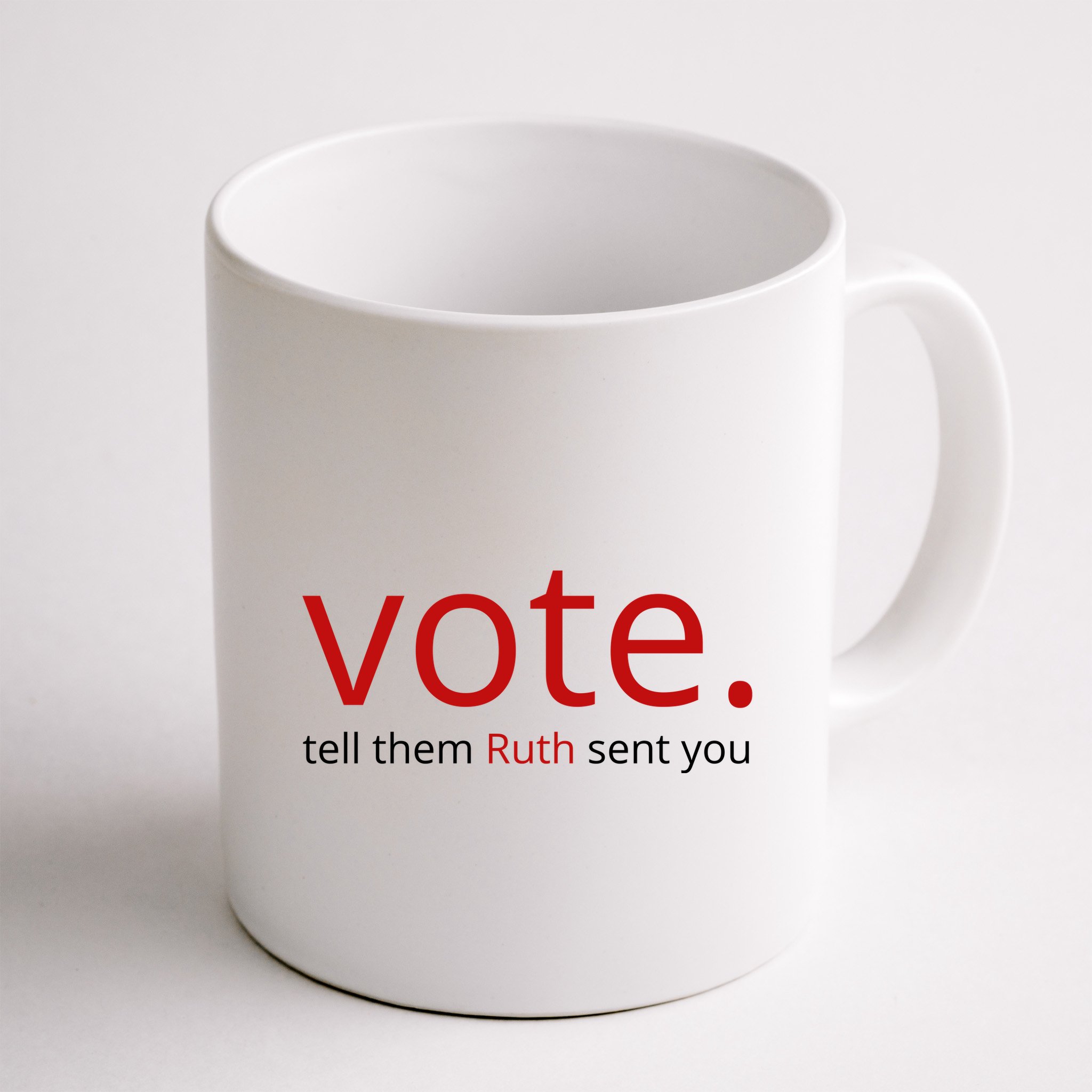 Vote Tell Them Ruth Sent You Funny American Mug