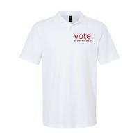 Vote Tell Them Ruth Sent You Funny American Softstyle Adult Sport Polo