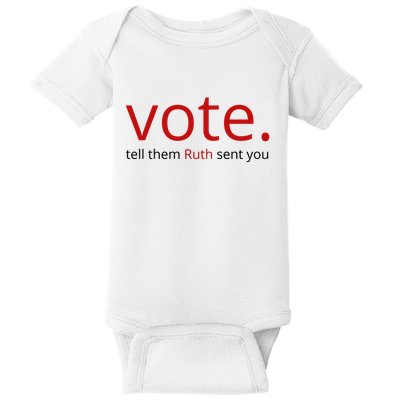 Vote Tell Them Ruth Sent You Funny American Baby Bodysuit