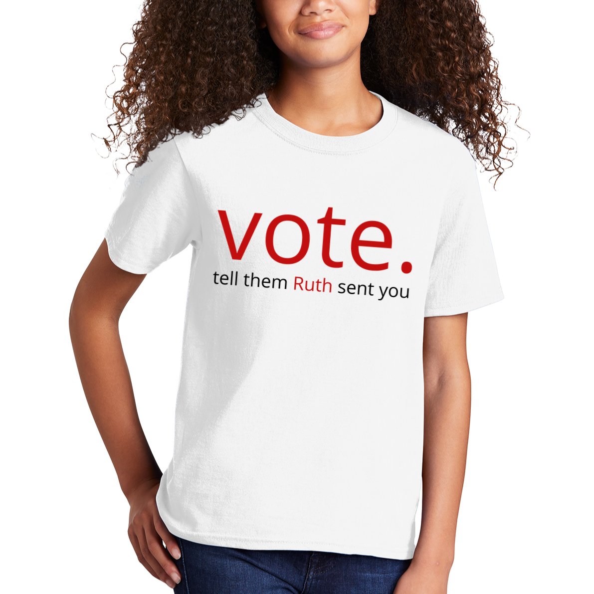 Vote Tell Them Ruth Sent You Funny American Kids T-Shirt